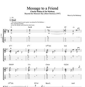 Message to a Friend